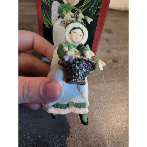 Hallmark 1997 Snowdrop Angel the language of flowers ornament Xmas - Picture 3 of 5